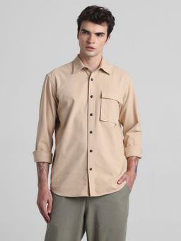 Jack & Jones - Beige Regular Fit Shirt