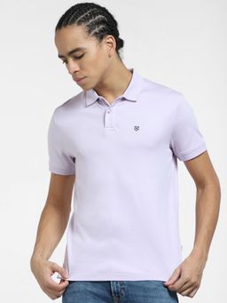 Jack & Jones - Purple Regular Fit Polo T-Shirt