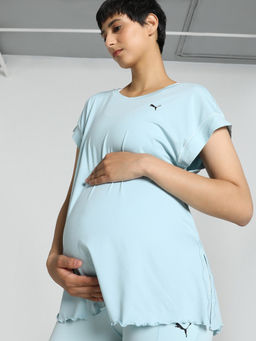 Puma - MATERNITY STUDIO Womens Blue Tops
