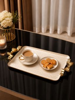 De Maison Decor - Avelion Ivory Pearl small Tray