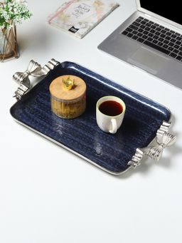 De Maison Decor - Dravelion Blue Pearl Large Tray