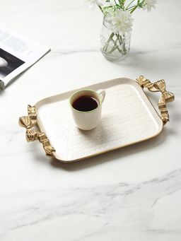 De Maison Decor - Avelion Ivory Pearl Large Tray