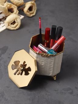 De Maison Decor - Avelion Ivory Pearl Small Storage Box