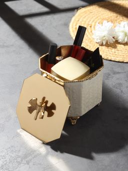 De Maison Decor - Avelion Ivory Pearl Large Storage Box