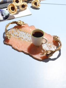 De Maison Decor - Pink Petal Tray