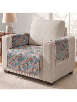 Story@Home - 1 Seater Soft Touch Velvet Sofa Cover Multi Color