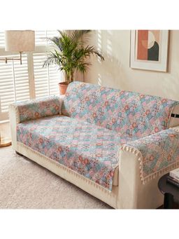 Story@Home - 3 Seater Silky Soft Velvet Sofa Cover Multi Color