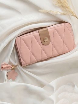 Haute Sauce - Pink Quilted Vegan Leather Wallet
