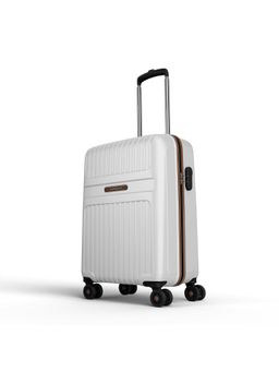 Aristocrat - Atlas White Combination Lock Hard Cabin Trolley Bag