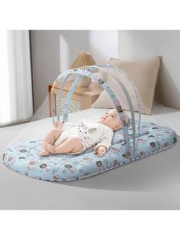 StarAndDaisy - Blue UoniX Essentials 3 In 1 Sleeping Bag With Mosquito Net (0-12 Months)