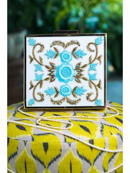 NR by Nidhi Rathi - Multi-Color Embellished Box Clutch