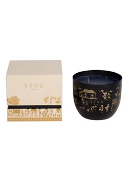 SEVA HOME - Dil Se Heirloom Black Scented Candle Classic, Luxury Festive Gift, Décor