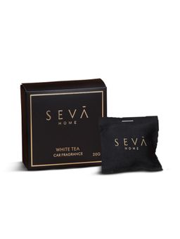 SEVA HOME - Hanging Car Air Freshener Sachet - White Tea Scent Lasts Up To 2 Months