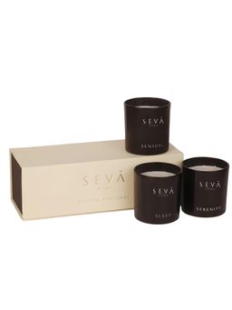 SEVA HOME - The Vibes Classic Candle Set Of 3| Luxury Gifting 30 Hours Burn Each