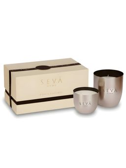 SEVA HOME - Heirloom Aqua Candle Set Luxury Gifting 40-55 Hour Burn