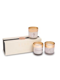 SEVA HOME - Enchante Divine Candle Set (Pack Of 3) Luxury Gifting 25 Hour Burn