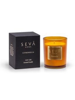SEVA HOME - Yellow Signature Scented Candle - Citronella