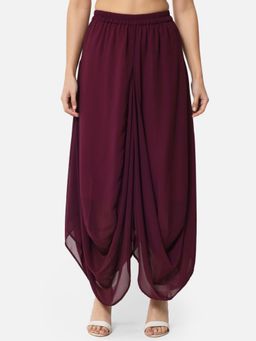 ALL WAYS YOU - Purple Solid/Plain Loose Dhoti Pant