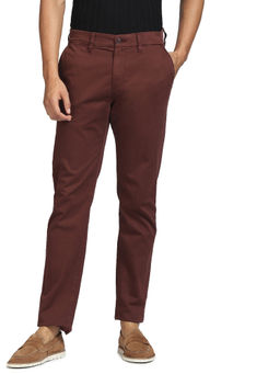 Jack & Jones - Maroon Slim Fit Pants