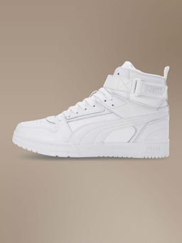 Puma - Court Shatter Mid Men White Sneakers