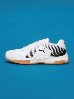 Puma - Unisex White Badminton Smash Sprint Badminton Sports Shoes