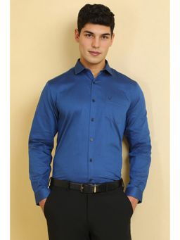 Allen Solly - Men Blue Printed Full Sleeves Casual Shirt