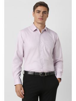 Van Heusen - Men Purple Printed Full Sleeves Casual Shirt