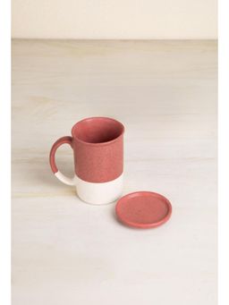 Freedom Tree - Studio Naturals Handcrafted Rust Ceramic Lidded Coffee Mug