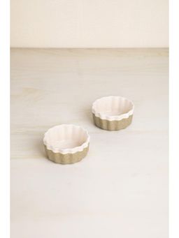Freedom Tree - Studio Naturals Handcrafted Green Ceramic Ramekin - Pack of 2