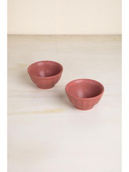 Freedom Tree - Studio Naturals Handcrafted Rust Ceramic Mixer Bowl - Pack of 2