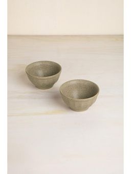 Freedom Tree - Studio Naturals Handcrafted Green Ceramic Mixer Bowl - Pack of 2