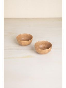 Freedom Tree - Studio Naturals Handcrafted Camel Brown Ceramic Katori - Pack of 2