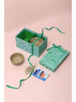 Freedom Tree - Studio Naturals Handcrafted Green Ceramic Katori - Pack of 2