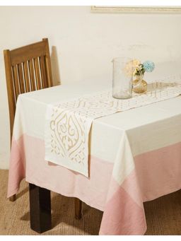 Fabindia - Off white Adhira Embroidered Cotton Vasiq Runner