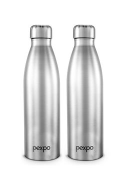 Pexpo - Genro Silver Stainless Steel Fridge Bottle - 1000ml