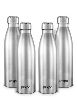 Pexpo - Genro Silver Stainless Steel Fridge Bottle - 1000ml