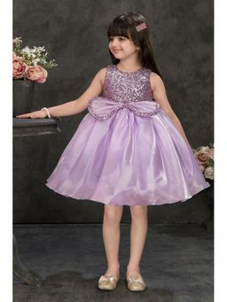 Lagorii - Lavender Sparkle Embellished Party Frock