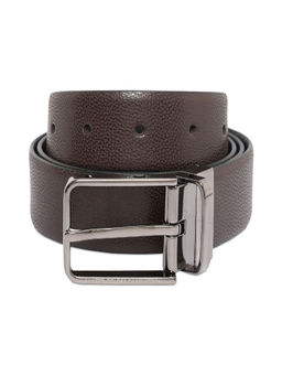 United Colors of Benetton - Men Albert Reversible Leather Belt - Brown & Black