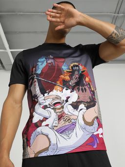 Puma - Men Black Graphic Printed T-shirt