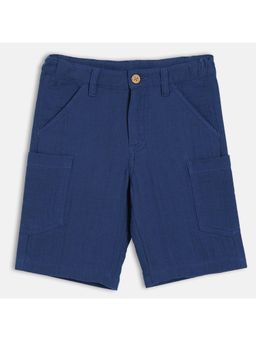 MINI KLUB - Blue Solid Shorts