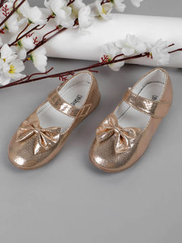 Kidsville - Printed Kids Girls Golden Ballerina