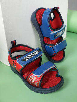 Kidsville - Spiderman Printed Kids Boys Red Sports Sandals