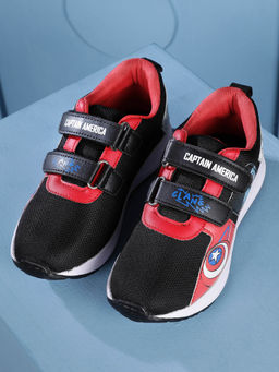 Kidsville - Captain America Printed Kids Boys Multi-Color Sneakers