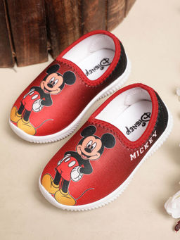 Kidsville - Mickey & Friends Printed Kids Boys Red Sneakers