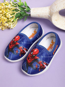 Kidsville - Spiderman Printed Kids Boys Blue Sneakers