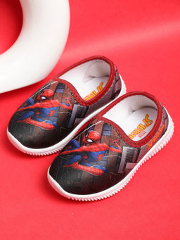 Kidsville - Spiderman Printed Kids Boys Multi-Color Sneakers