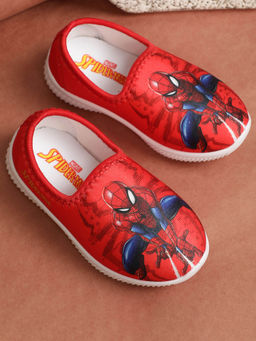 Kidsville - Spiderman Printed Kids Boys Red Sneakers
