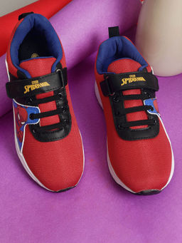 Kidsville - Spiderman Printed Kids Boys Red Sneakers