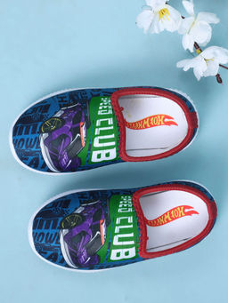 Kidsville - Hot Wheels Printed Kids Boys Multi-Color Sneakers