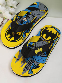 Kidsville - Batman Printed Kids Boys Multi-Color Flipflops